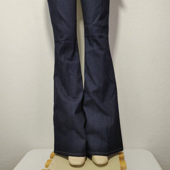 Schoen by Yu Flare Jeans The Bombshell Indigo Blue Women's Sz 29 (34 Ins… - Picture 2 of 13